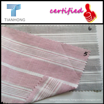 100% Cotton Fabric/Stripe Yarn Dyed Fabric For Shirts and Pants